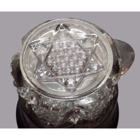 Ruby-Stained Pressed Glass Souvenir Mug GDS 39 Duncan Button Arches 1907 Etching - Picture 6 of 6